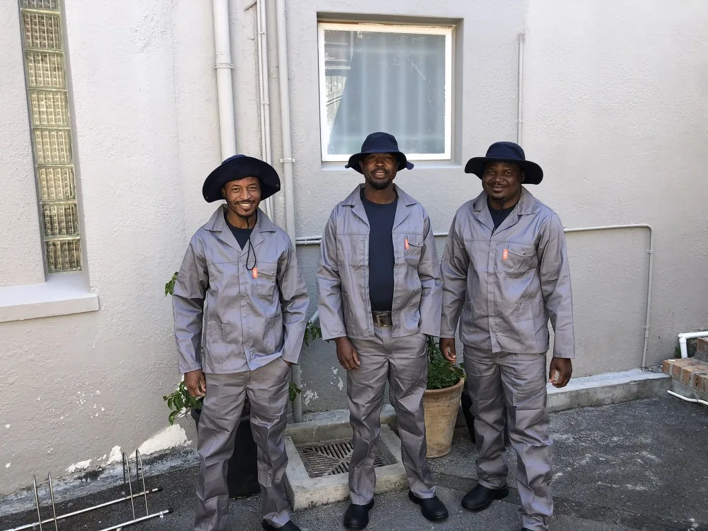 Three members of the CBM Waterproofing team in Cape Town