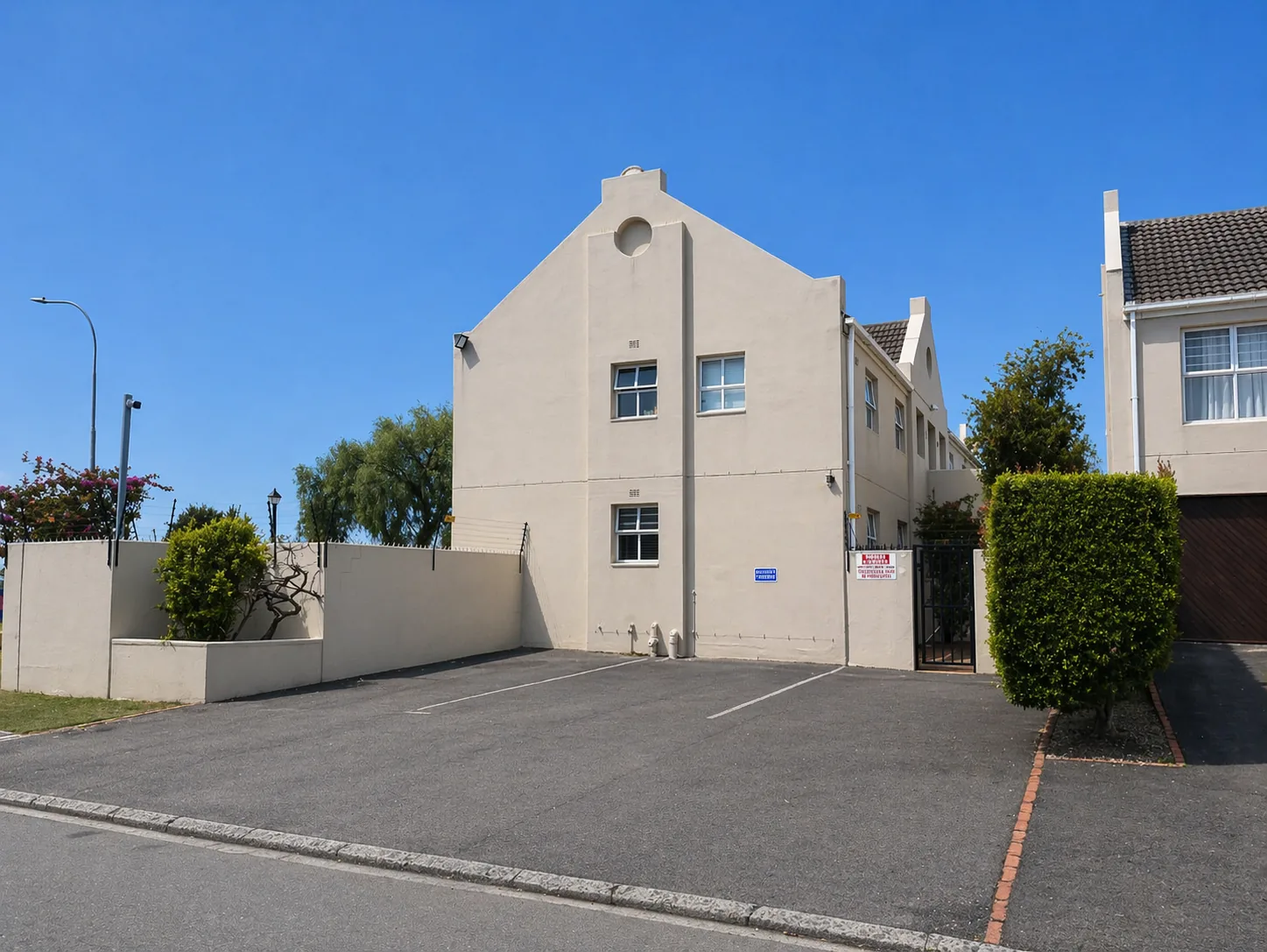 Side elevation of Fairmount Close after repainting in Edgemead